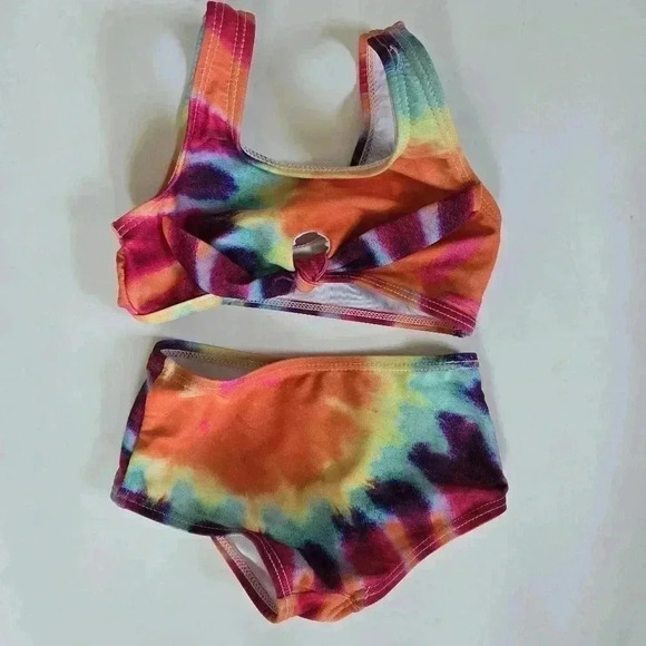 Tie dye tankini and bottoms swim suit for 12m to 2T - Picture 2 of 6